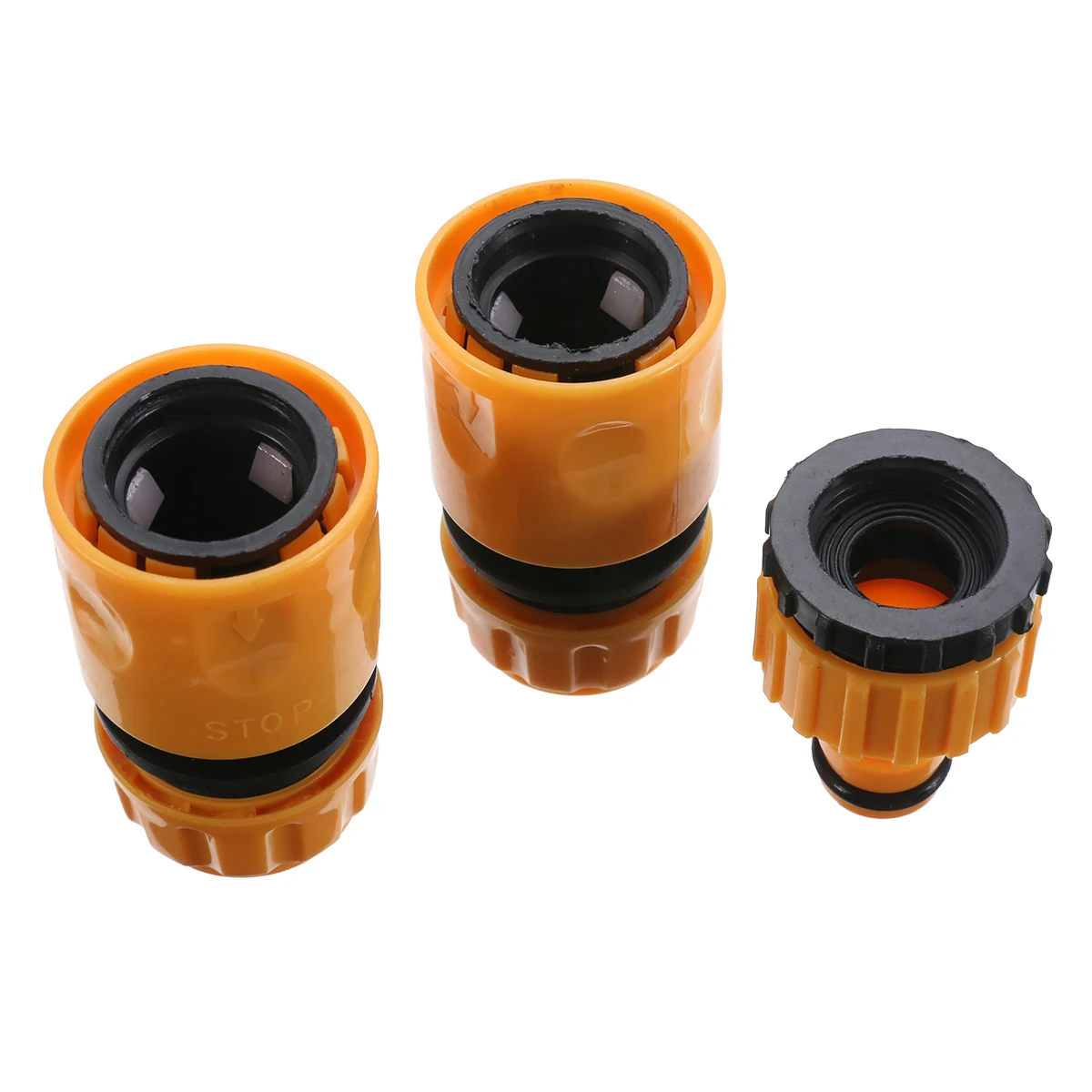 3pcs Quick Fast Coupling Adaptor Drip Tape Garden Water Connector Irrigation Hose Pipe Watering Irrigation Tools Mayitr