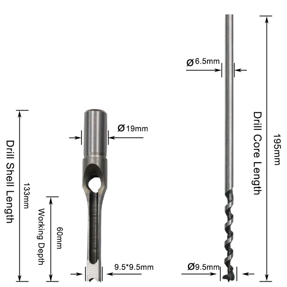 6-20 мм сверло с квадратным отверстием сверло с квадратным шнеком глаза долбежное стамеска для работы с деревом инструменты для столярных сверл