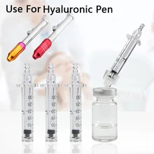 10 шт. ампульная головка для гиалуроновой ручка-распылитель расходные одноразовые воды шприц гиалурон пистолет против старения удаление морщин