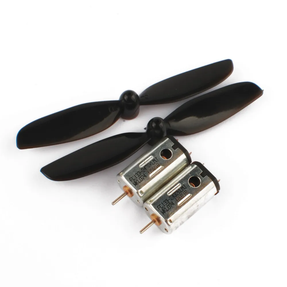 

1 pair Neodymium iron boron N30 DC3.7V 43000 RPM Model Motor Aircraft motor Kits with Propeller for Aircraft and Glider
