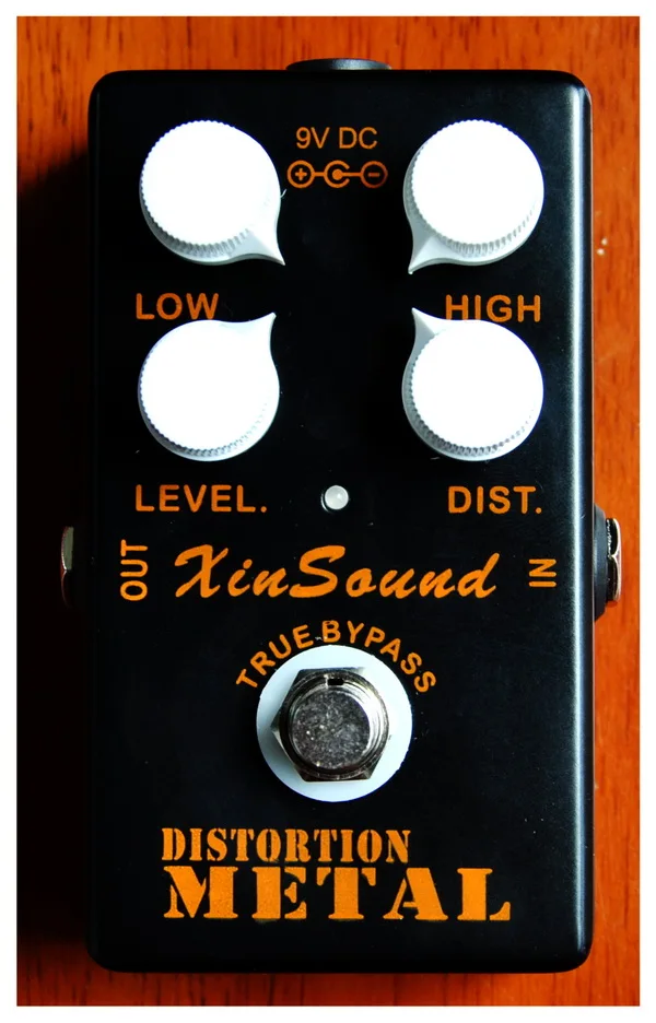

Heavy Metal Distortion Guitar Effect Pedal By XinSound
