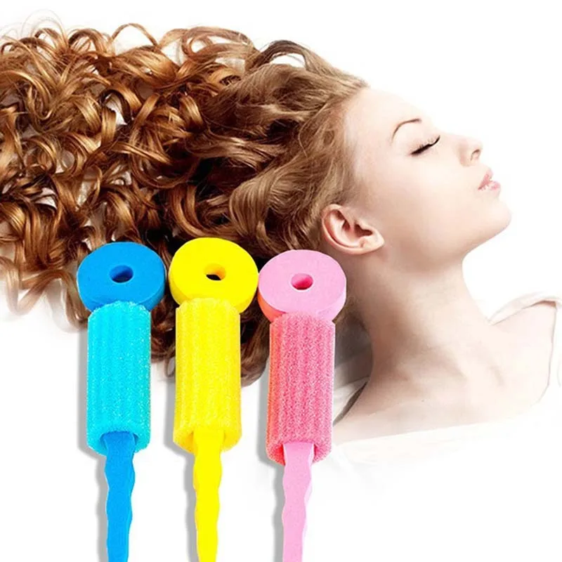 6 PCS Hair Care Foam Rollers Magic Sponge Soft Hair Curler Hair Styling Hair Roll Rollers DIY Tools for Women