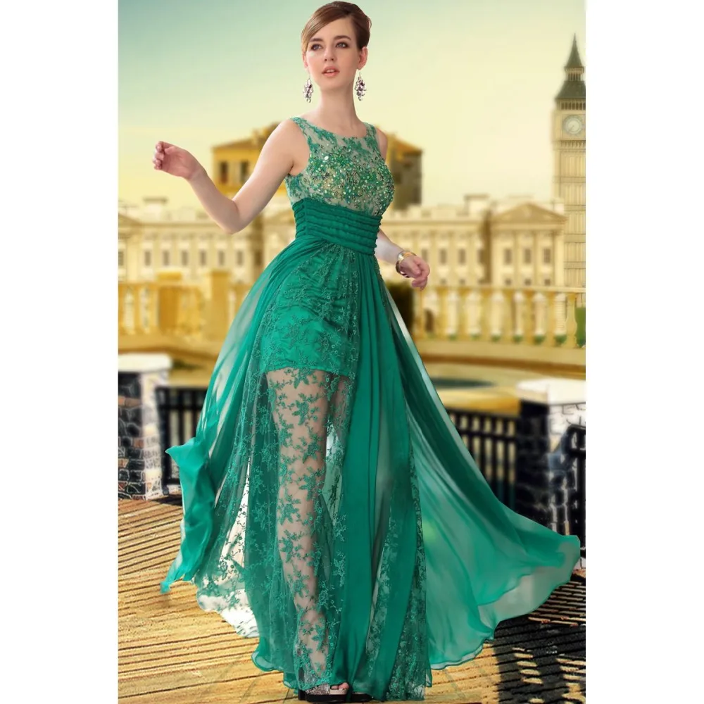 tank top prom dress