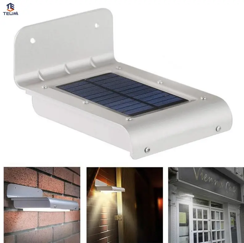 LUCE LED DA GIARDINO CON SENSORE DI MOVIMENTO A ENERGIA SOLARE CON PANELLO SOLAR