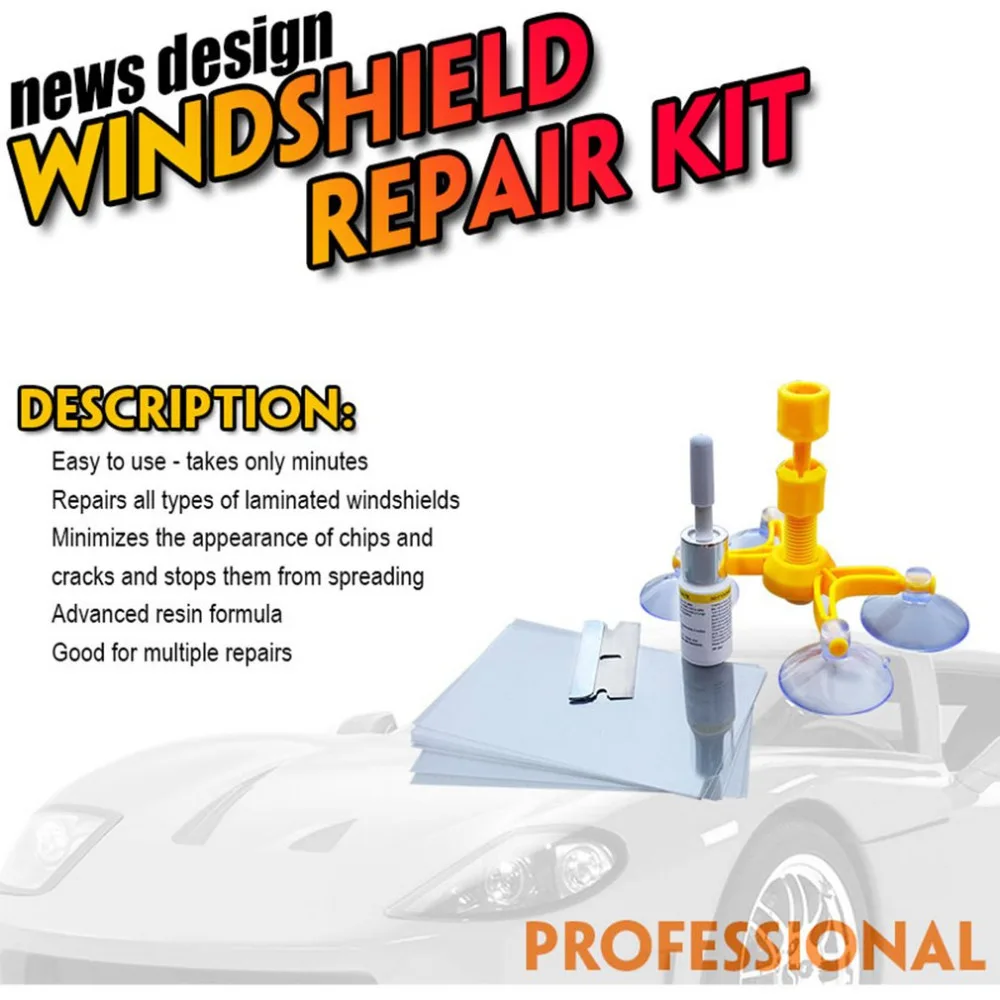 New DIY Car Window Repair Tools Windshield Repair Kits Glass Scratches Restore Windscreen Crack Polishing Repair Tool Hot Sellin