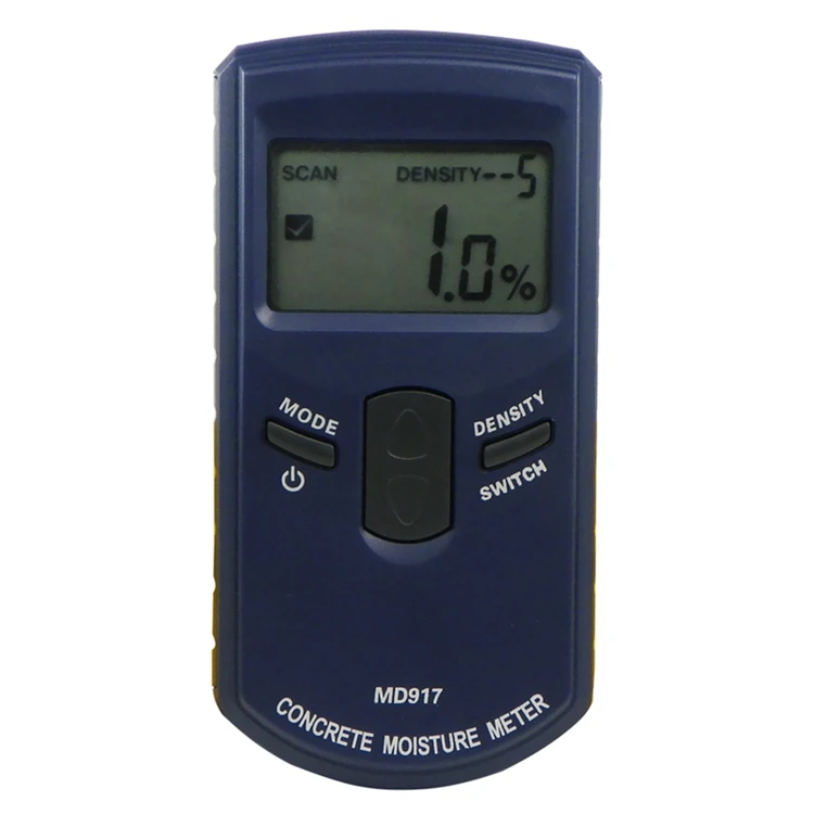 Цифровой измеритель влажности с конкретной стенкой, HF электромагнитное зондирование, ЖК-дисплей, настенный детектор содержания воды, ATC гигрометр 0~ 40% MD917