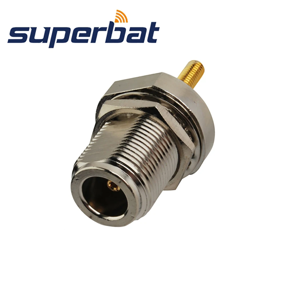 Superbat – connecteur Coaxial RF à cloison femelle, 10 pièces, pour antenne en Fiber de verre
