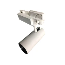 Черный белый 0-10 в 1-10 в 3 контурная головка регулируемый светодиодный магазин Трек Лампа 15 угол луча следа приспособление для акцентного освещения