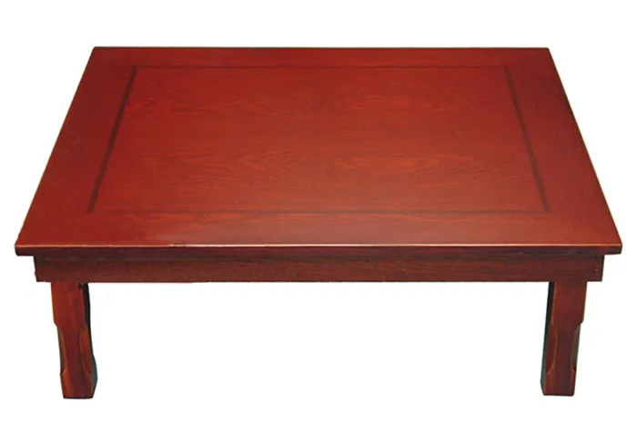

Korean Table Rectangle 90*75cm Folding Leg Living Room Furniture Antique Table for Dining Traditional Wooden Foldable Table