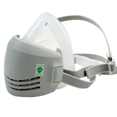 Профессиональная маска от химической Пыли дышащая AG силиконовый корпус KN90 фильтры электросварщик анти-дымка дымовая Шахта Цемент Промышленный - Цвет: Зеленый