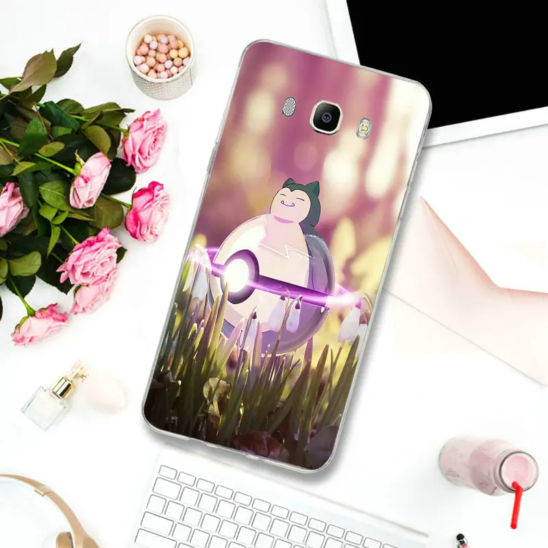 Для samsung S2 S3 S4 S5 Mini S6 S7 Edge S8 S9 S10 Plus Lite Note 5 8 9 тонкий мягкий ТПУ чехол для телефона Snorlax Pokemons - Цвет: Picture 3