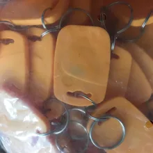 1000 шт./лот 13.56 мГц желтый rfid карт ic маркеров Метки Ключевые Брелки ключ для Управление доступом вход mechine