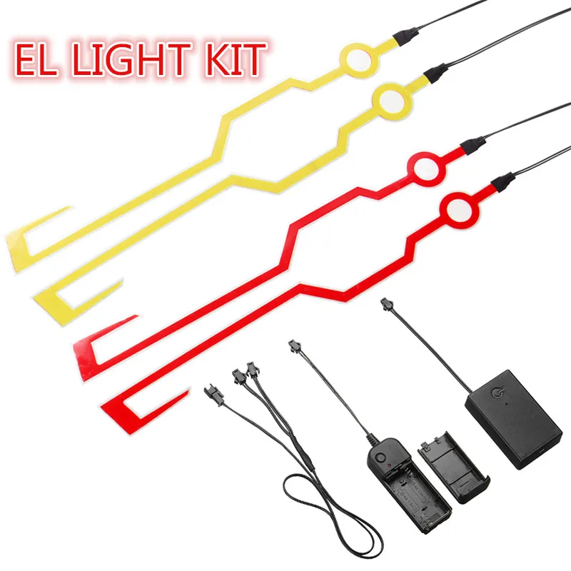 

Rechargeable Motorcycle Helmet Light Strip EL Night Signal Light Luminous Strip Fashion Kask Sticker Cascos para Moto Capacete