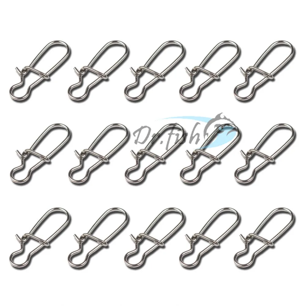 50pcs-8 25-220Lb рыболовный Дуо-замок хорошая оснастка из нержавеющей стали для снастей зажим Fastlock поворотный оснастка Блокировка снасти Разъем бас форель - Цвет: 50pcs-8