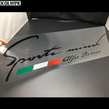 

10pcs Car Stickers Reflective Lamp Eyebrow For Alfa Romeo 147 156 166 159 ALFA GT Stelvio Giulietta Clover Car styling