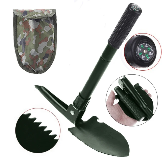 Mini Folding Military Shovel Multi function Portable Shovel With