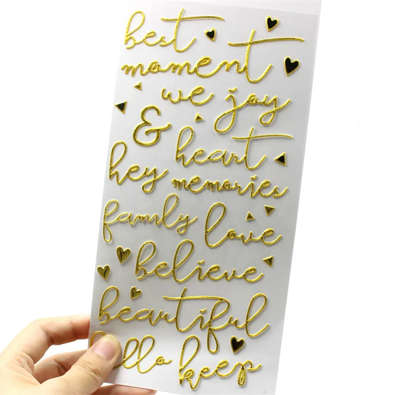 

YPP CRAFT Best Moment Self- adhesive Stickers for Scrapbooking/ DIY Crafts/ Card Making Decoration