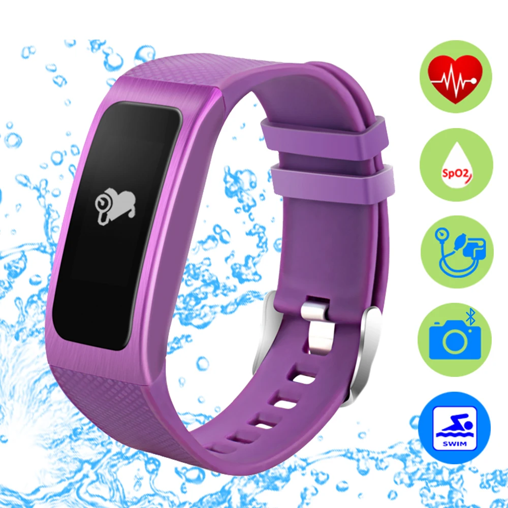 ZUCOOR Smart Bracelet Heart Rate Monitor Band Pedometer Waterproof