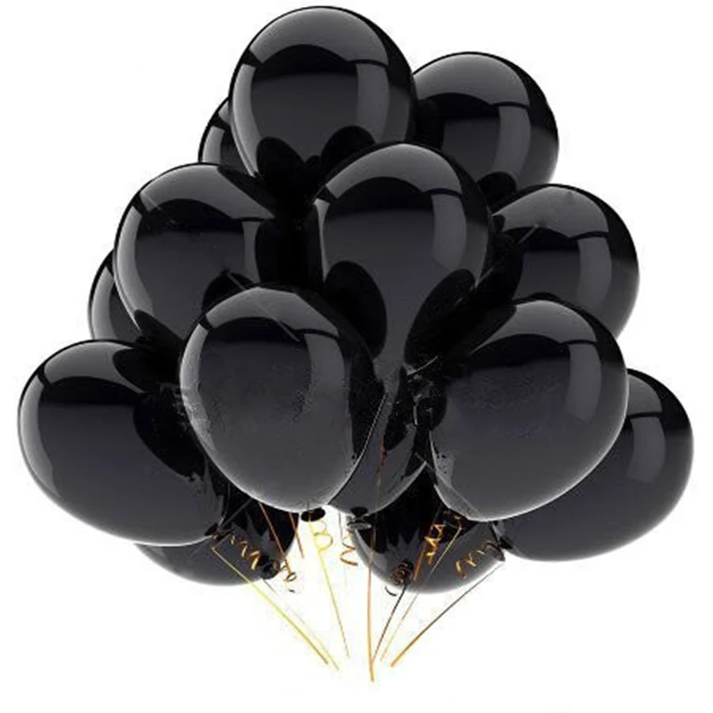 

20pcs 12'' Silver blue red Gold Black pink colour Latex Balloons Happy Birthday party decorations kids Gifts balloon Supplies