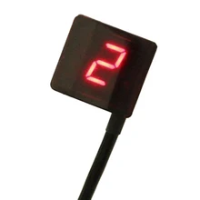 Red LED Universal Digital Gear Indicator Motorcycle Display Shift Lever Sensor Motorbike Accessories