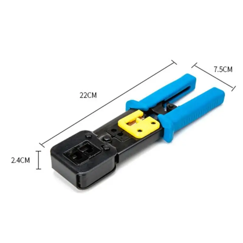 RJ11/RJ45 кабель с кристаллической головкой 6P 8P EZ сетевой резак для зачистки проводов щипцы автоматический UTP/STP терминал обжимной зачистки плоскогубцы