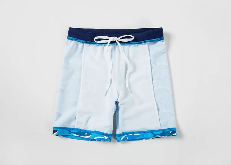 Boys Swimsuit Kids Swim Wear Beachwear Boy Swimwear Children's Swimming Trunks With Swimming Cap 3PCS Cute Cartoon Quick Drying