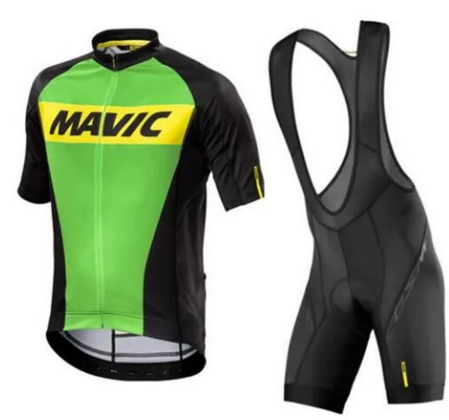 Send by picture MAVIC Pro, летние велосипедные Джерси, наборы, 9d гелевые мягкие велосипедные шорты, дышащая профессиональная велосипедная одежда, Джерси, Майо Ciclismo, зеленый - Цвет: Send by picture