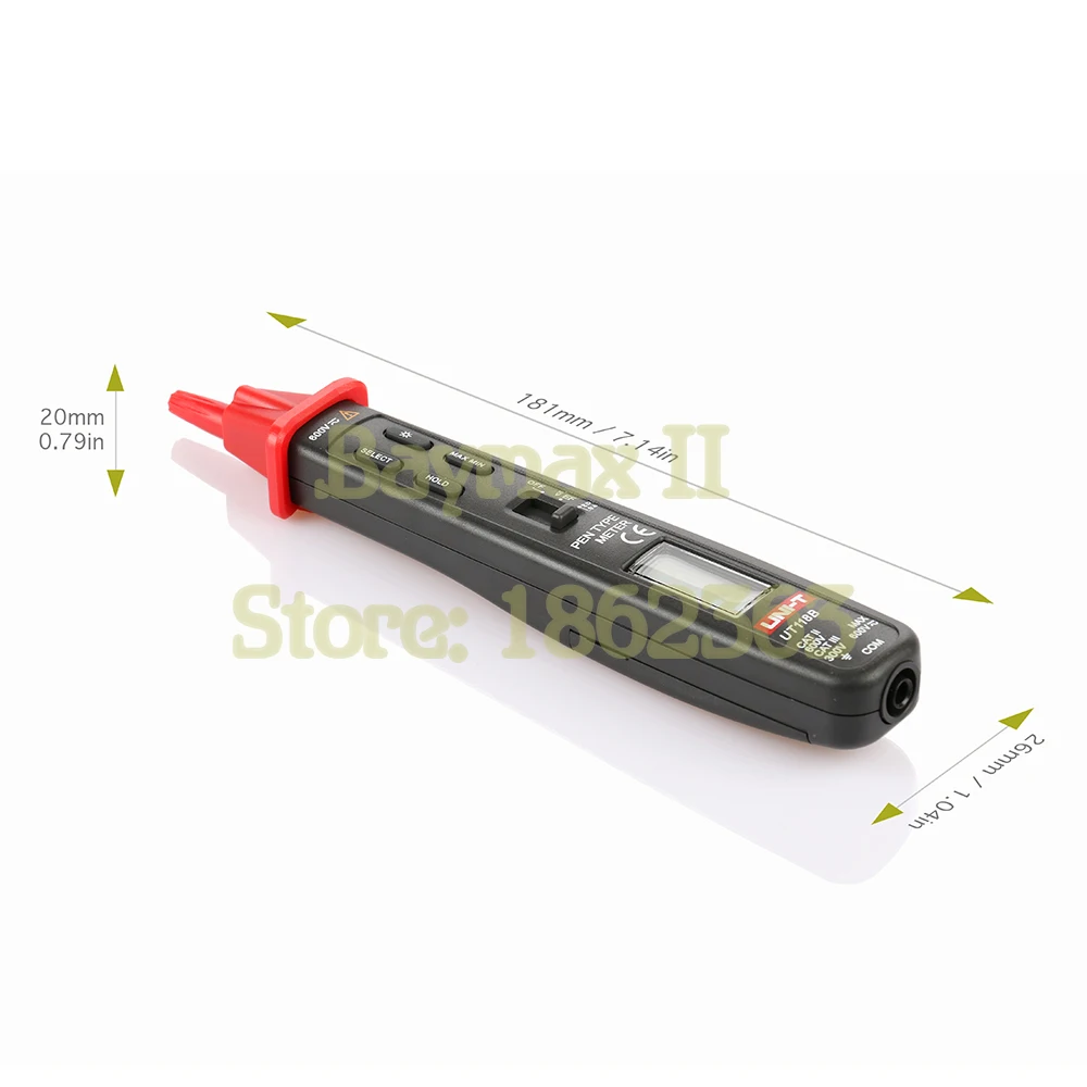 UNI-T UT118B 3000 отсчетов AC/DC Ef Функция Ручка Тип Цифровой мультиметр с тестом емкости