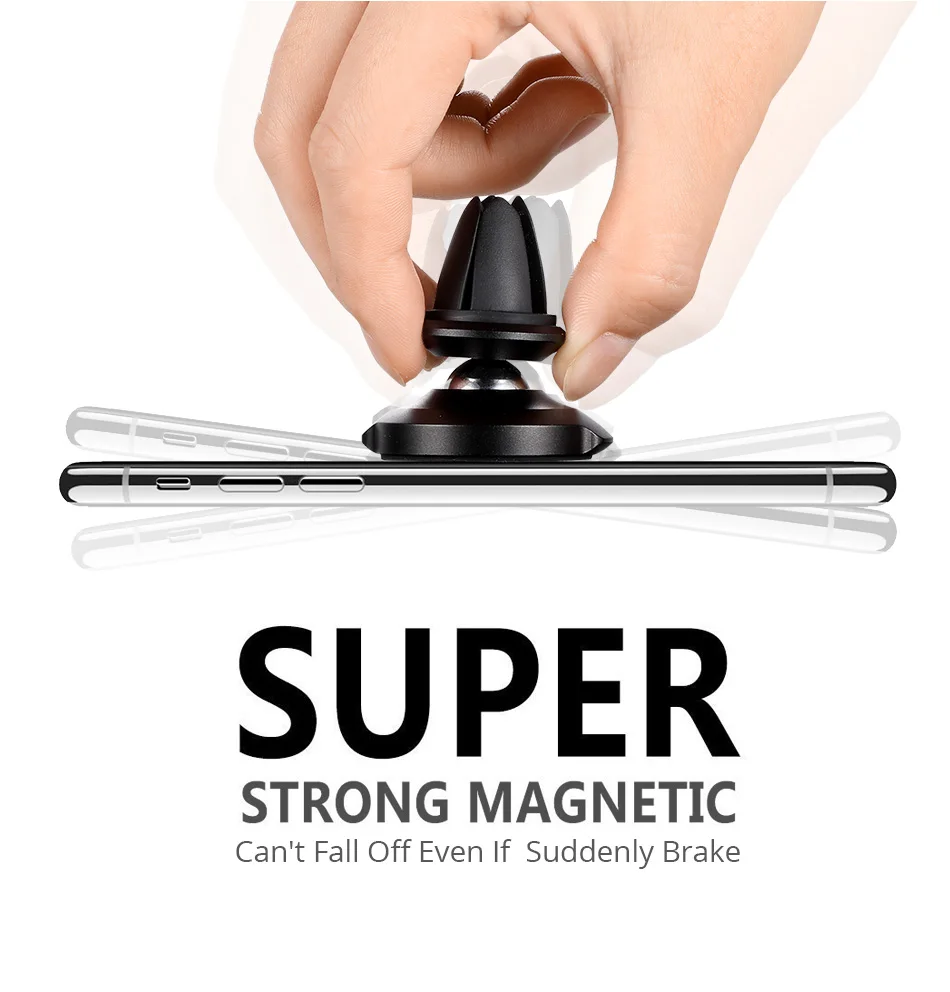 mobile stand for table Baseus Magnetic Car Holder For Phone Universal Holder Cell Mobile Phone Holder Stand For Car Air Vent Mount GPS Car Phone Holder car mobile holder