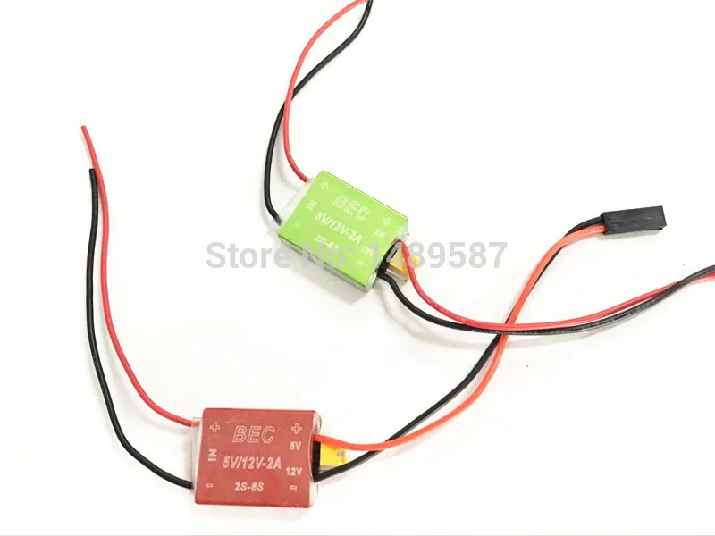 Новинка 1 2G 5 8G CNC BEC 5В/12В 2A (вход 2S-6S) для передачи изображения FPV/бесщеточный