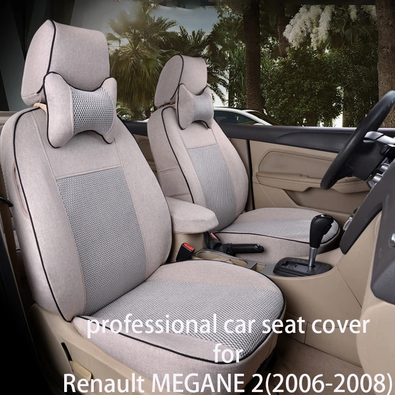 

Legua Car Seat Cover Set for Renault MEGANE 2(2006-2008) Water-proof Car Seat Protector Interior Accessories Soft Mat for Auto