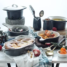 Креативный керамический набор инструментов для выпечки фарфоровый молочный сливочник соус горшок Лодка Форма для выпечки сыра миска для супа соус кухонная банка аксессуары