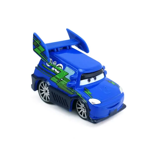 Disney Pixar Cars 2 Toy Alloy Model Car Badger Flame Slugs Blue DJ Wenge Bad Guys Four Group 1:55 Metal Toys Vehicles Kids Gifts 6