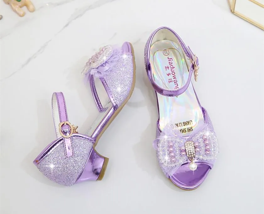 Pearl Rhinestone Princess shoes-24