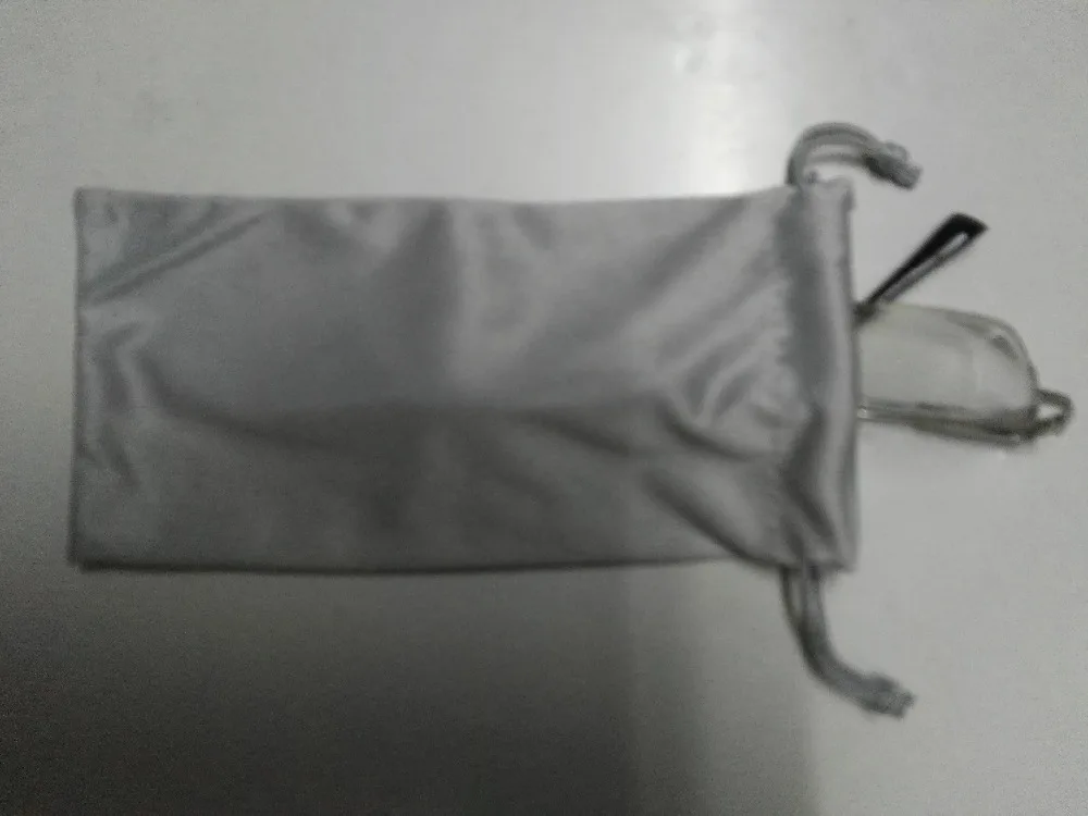

special sale 25pcs high quality grey microfiber cheap drawstring bag 9*18cm sunglasses bag for glasses jewelry packaging