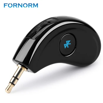 

FORNORM Wireless Bluetooth Receiver 3.5mm Jack Bluetooth Audio Music Receiver Adapter Car Aux Cable Free for Speaker Headphone