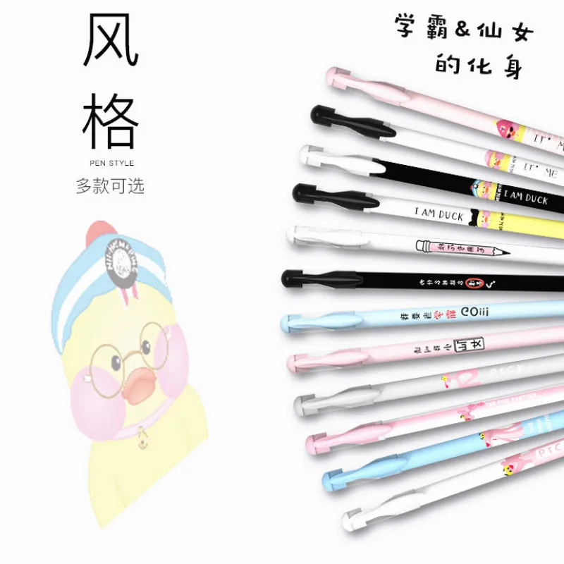 

Erasable Pen 2018 New Hyaluronic Duck Pen Ballpoint With Cartridge Sales Gifts Boutique Student Stationery Office Pen Writing