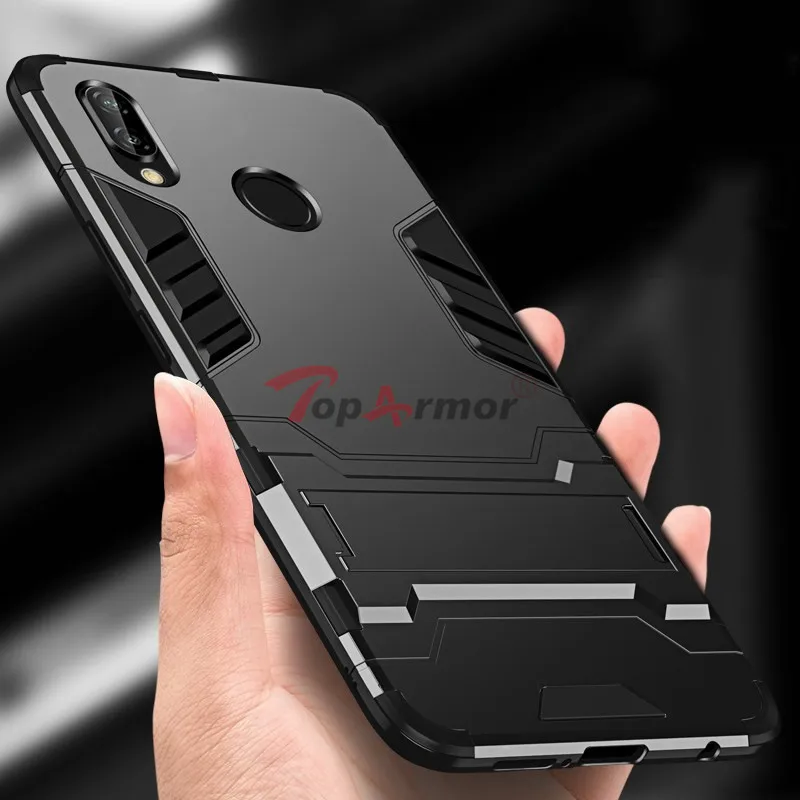3D защитный чехол Гибридный ПК + ТПУ противоударный для Huawei P8 Lite P9 G9 P10 P20 Plus Pro Nova 3e