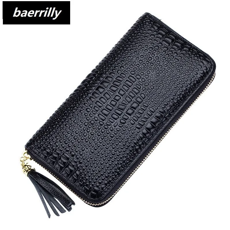 

Alligator zipper Wallets Women Long Design Genius Leather Crocodile Wallet Female Coin Purse Clutch Wallets Long Style Portfolio