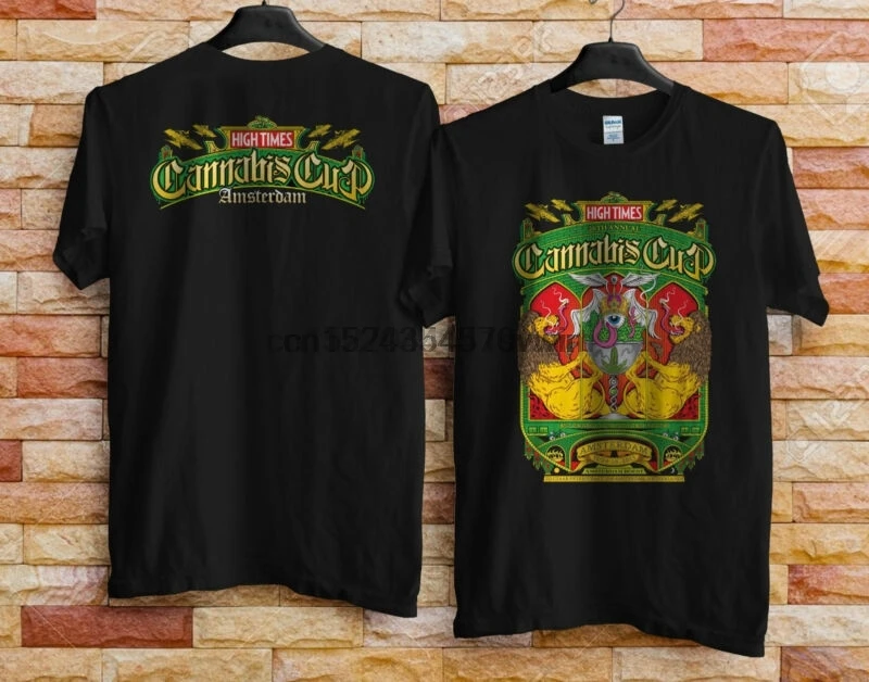 

Vintage High Times 26th annual amsterdam Cannabi T-Shirt New