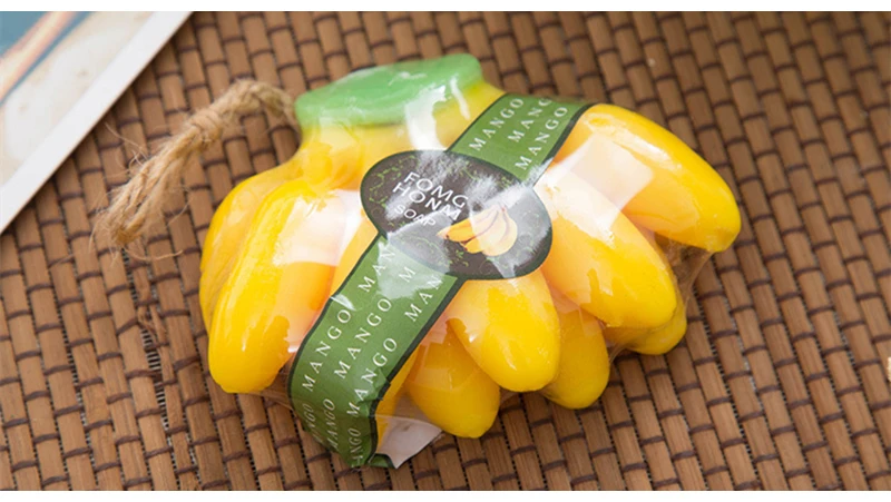 JAROWN Creative Handmade Soap Flower Simulation Fruit Small Soap Wedding Souvenir Gifts Home Essential Oils Shower Cleaning Item (21)