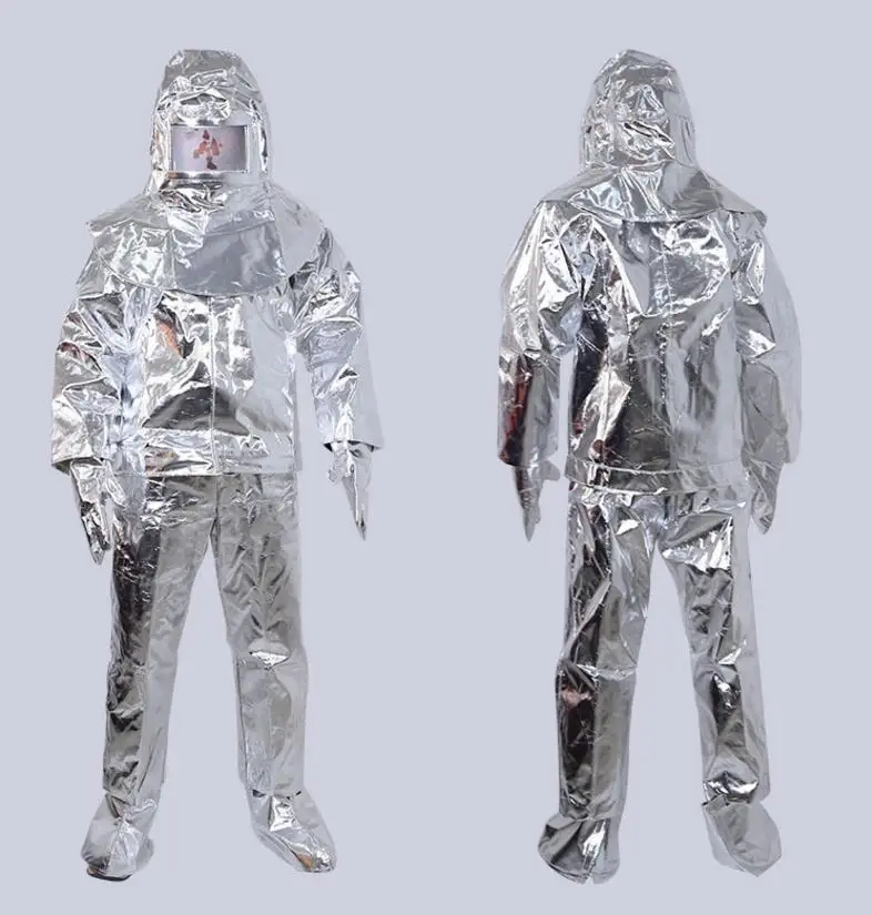 1000'C 1832'F противопожарная одежда, костюмы тепловой радиационной защиты, огнеупорная одежда, высокотемпературные защитные комплекты