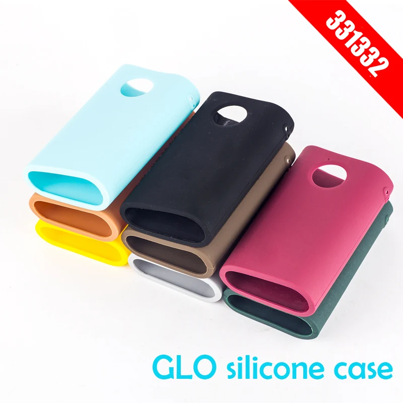 

Retail 1pc vape replacement parts multi color Silicone Case For GLO Protective Cover Skin in stock shipping immediately