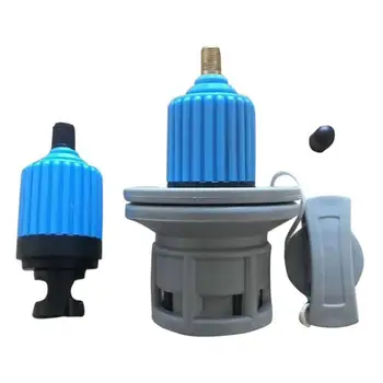 

New Inflatable Boat Air Valve Adapter Panel Sup Stand Up Paddle Board Kayak Accessory Inflating Fast By Car Tire Inflation Pump