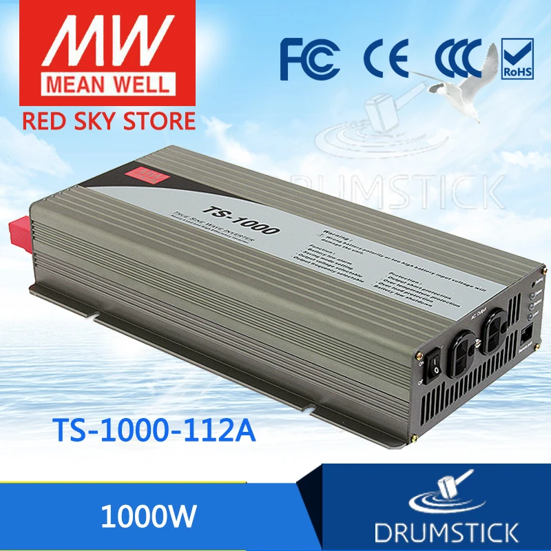 Патриотический Средний TS 1000 112A стандарт США 110 В meanwell Вт настоящий синусоидальный