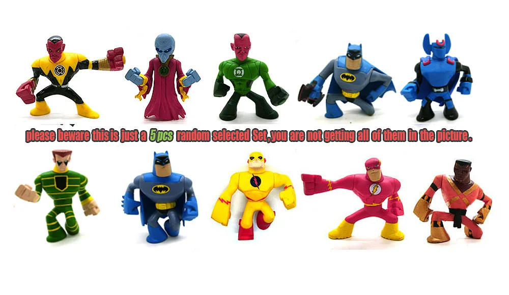 Лот из 5 случайных действий DC League Zoom Top Dr. Polaris Batman Guardian Figure|lot of|action figure lotfigure batman |