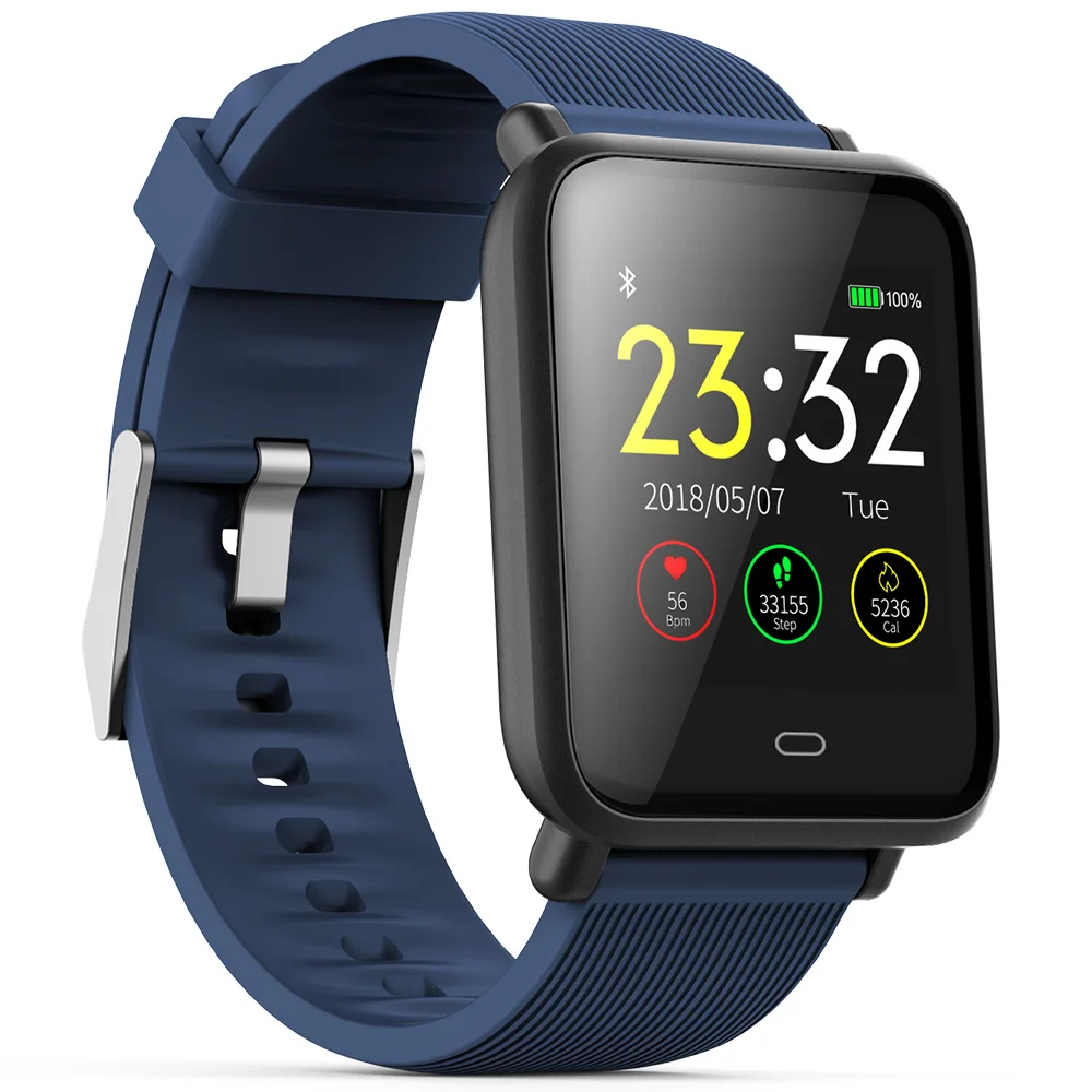 Q9 Colorful Screen Waterproof Sports Smart Watch for Android / iOS with Heart Rate Monitor Blood Pressure Functions Q9 Colorful Screen Waterproof Sports Smart Watch for Android / iOS with Heart Rate Monitor Blood Pressure Functions