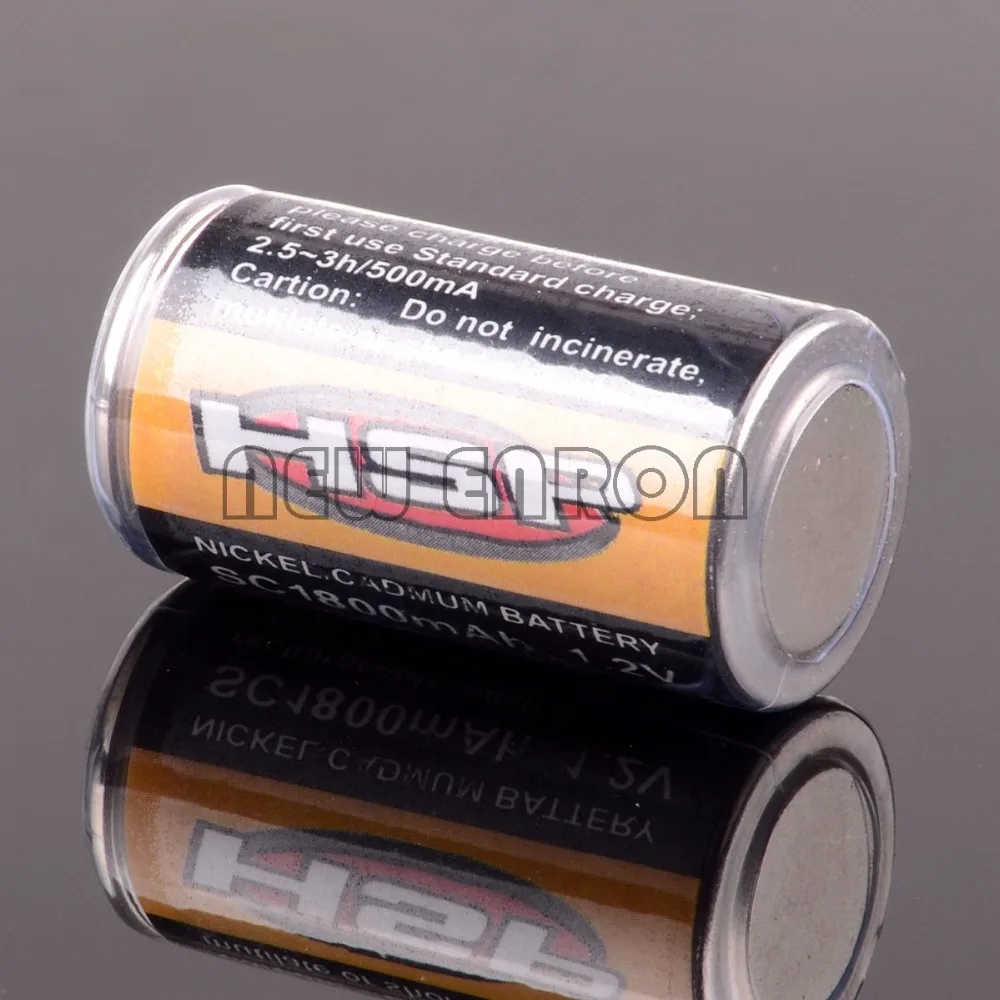 

NEW ENRON RC HSP SC1800mAh 1.2V Rechargable Nickel Cadmum Battery 42x23mm NB600 Igniter