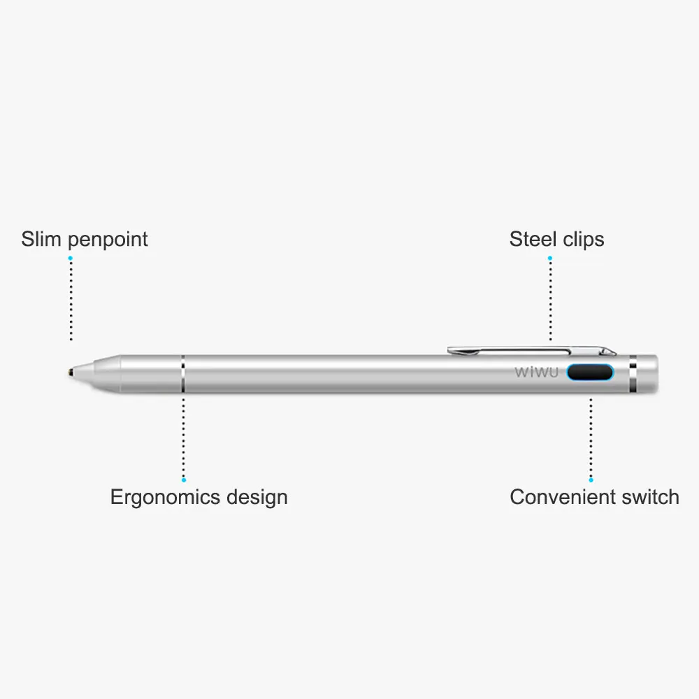 WIWU, универсальная сенсорная ручка для планшета samsung, стилус для планшета, стилус для iPad Pro, высокоточный стилус, ручка для мобильного телефона для iPad