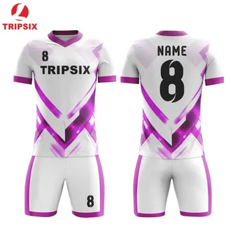 

Sublimation Custom Soccer Jersey Printing Any Pattern Football Training Jersey 100% Polyester Striped Football Shirts